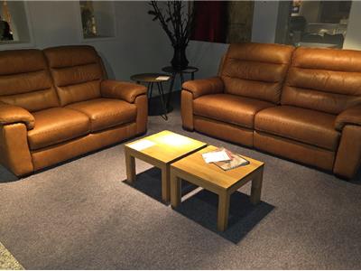 Lederland ROTTERDAM Showroommodel Alinda  2,5 met  2  relax en 2 zi vast